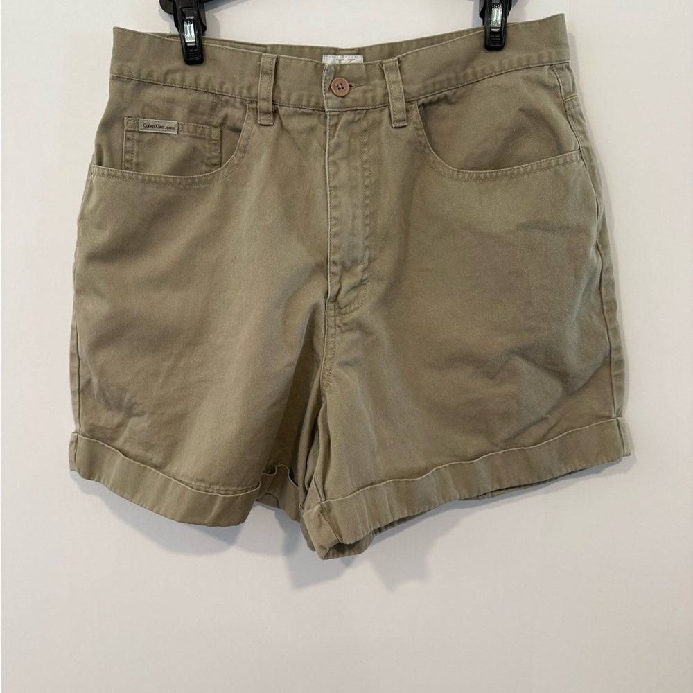 Calvin Klein Jeans Tan Cotton Shorts